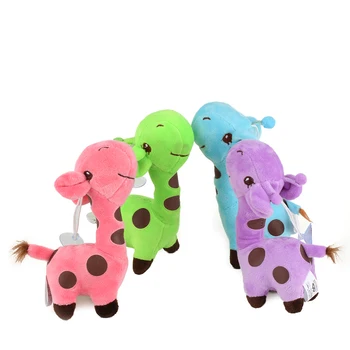 18 cm Roztomilé Dieťa Hračky, Kreslené Rainbow Žirafa, Plyšové Hračky, Bábiky Pre Deti, darčeky pre svojich priateľov, 6 Farieb 1Pcs Hot predaj