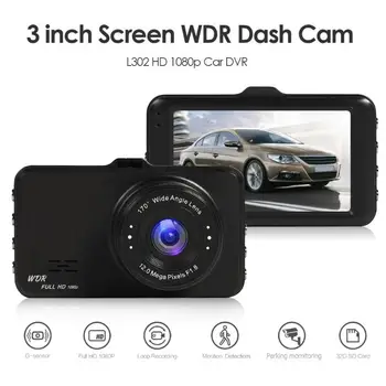 L302 DVR Kamera 3 palcový HD 1080P G-Senzor Mini DVR Dash Cam Video Rekordér Snímania Pohybu Detekciu Auto Dash Fotoaparát