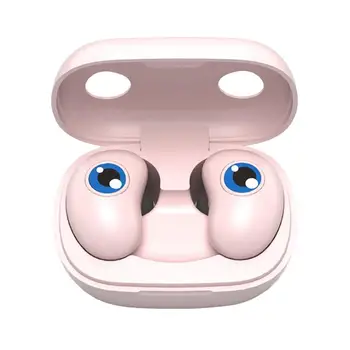 E6 TWS BLE5.1 Touch Ovládania Bluetooth Headset HD Hovory Úsmev na Tvár Svetlo Mini Slúchadiel Fanny Vodotesné Slúchadlá do uší pre Samsung iOS
