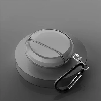 Ochranný Kryt na Huawei Freebuds 3 Bluetooth Slúchadlo Transparentné TPU Skladovanie Prípade Slúchadiel Kryt Plášťa s Hákom
