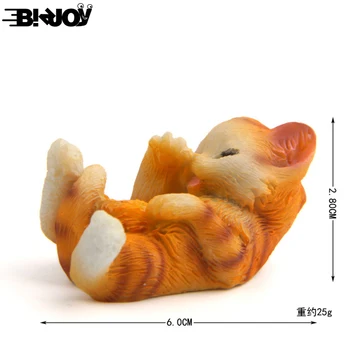 1pcs Realistický 3D Zvierat Dizajn Magnetické DIY Domáce Dekorácie Dekorácie Lenivá Mačka Chladnička Nálepky