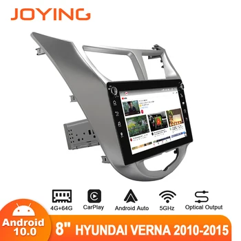 Joying 8 cm Android10 autorádia Pre Hyundai Solaris Verna Obdobie 2010-Carplay GPS SPDIF DSP Android-auto 5GWIFI IPS1280*720 DAB