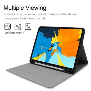 Podsvietená klávesnica puzdro Pre iPad Pro 12.9 2018 2020 Prípade, Ultra Slim Stáť Auto Wake Spánku funda Pre Nový iPad Pro 12.9 Prípade klávesnica