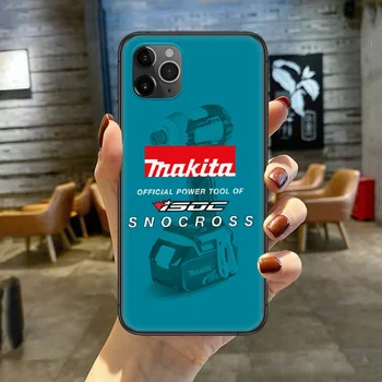 Toolbox v Pohode Makita Telefón puzdro Pre Iphone 5 5 6 6 PLUS 7 8 11 12 X Mini XR XS PRO SE 2020 MAX black Shell Silikónové Bunky