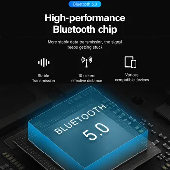 YZTEK Bluetooth Slúchadlá Slúchadlá Hudbu, Športové Headset Studio V Uchu Tws Bezdrôtové Slúchadlá s Mikrofónom pre Všetky Telefón