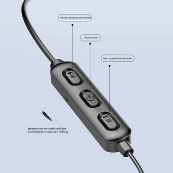 Bezdrôtový Bluetooth 5.0 Slúchadlá Magnetické Športové Zavesenie Beží Headset IPX5 Nepremokavé Športové Slúchadlá Redukcia Šumu Slúchadlá