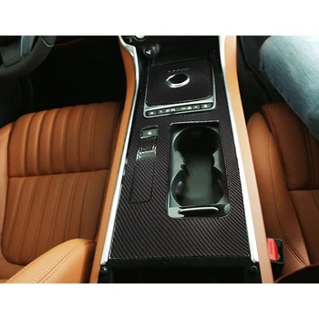 Jaguar XE XFL F-TEMPO ABS Uhlíkových Vlákien Štýl Interiéru stredovej Konzoly Držiak Rámu Orezania Kryt Auto Príslušenstvo