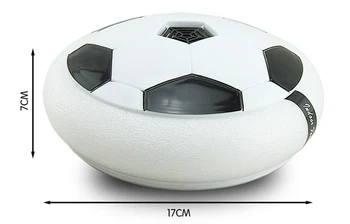 Air Power Futbal Disk Multi Vznáša Lietanie Hračka,Krytý Plávajúce Led Svetlo Blikajúce Futbal hry, baby hračky pre deti,
