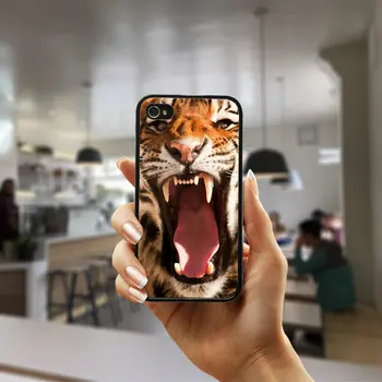 Divoké Zviera Tiger Mobilný Telefón Prípadoch PC Pevný Plastový Kryt Chrániť pre iphone 8 7 6 6 Plus X XR XS 11 Pro Max 5S 5 SE 4 4S Prípade