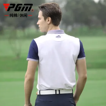PGM Golf pánske Letné Krátke Rukávy T-shirt Golf Čistej Bavlny Priedušná Rýchle Sušenie bielizne Yf257