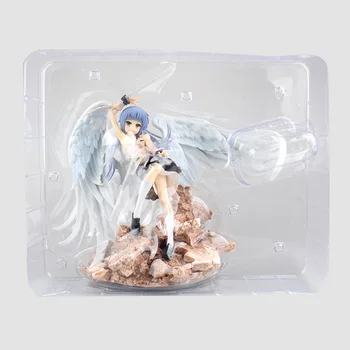 23 cm Anime Anjel Bije Biele Krídla Tenshi Tachibana Kanade Boj Ver PVC Model Dekorácie Deti Krásne Uhol Model Bábiky 9