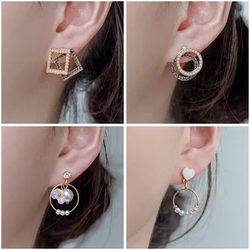 Kórejský Geometrické Pearl Náušnice Kvapka 2020 Roztomilý Malý Ženy Náušnice Vyhlásenie Náušnice pre Ženy, Ženské Svadobné Šperky Earings