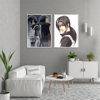 Japonské anime Naruto rodiny dekorácie na stenu umenie maľovať obrázky Nordic HD tlač moderné spálne plagáty plátno na maľovanie M767