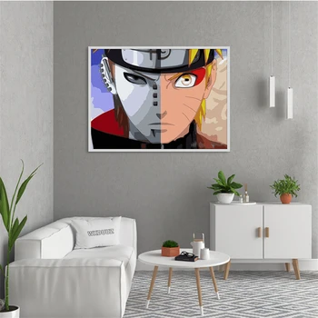 Japonské anime Naruto rodiny dekorácie na stenu umenie maľovať obrázky Nordic HD tlač moderné spálne plagáty plátno na maľovanie M767