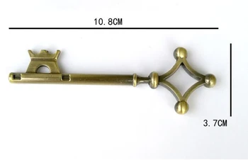 Móda Kľúčový Prívesok Útok na Titan Eren Cosplay Šperky Príslušenstvo Reťaz Náhrdelník