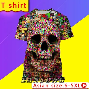 LIASOSO Grafika T-shirts 3D Vytlačené Simpson Mužov Lete Bežné Fitness Ulice, Hip Hop Tričko Harajuku Mužov Oblečenie Anime Tričko