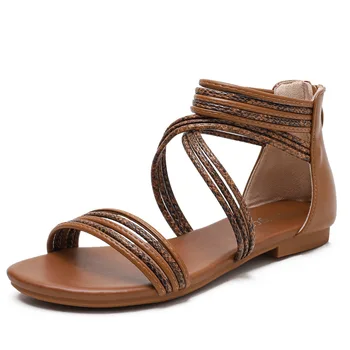 ženské sandále letné topánky na zips, zips otvorené prst priedušná české obuv plus veľkosť 36-42 ženy, ženy, dámy lady pláži v pohode