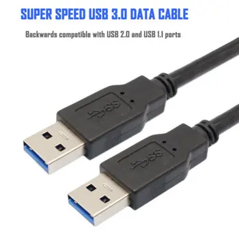 USB 3.0 A Samec na Male USB Kábel USB Kábel na Prenos Dát 3 metre Kábel