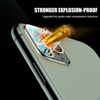 2 ks Tvrdené Sklo Objektívu Screen Protector pre iPhone 12 Mini Pro Max Úplné Pokrytie Púzdra pre iPhone, 11Pro, Max X XS Max