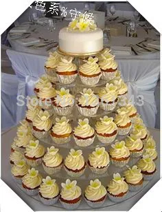 5 Úrovne, narodeniny, party dekorácie zásobníka Cupcake Stojan Pre Svadobné dekorácie
