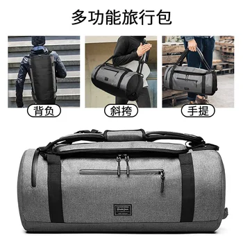 Veľké Mužov Business Travel Bag Organizátor Multifunkčné Tote Bag Plátno Cestovné Tašky a Batožina pre Ženy Ramenný Balík