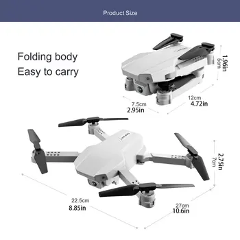 Skladacie Štyri osi Leteckých Drone KK5 Prenosné, Ľahké Stabilné A Trvanlivé Praktické Štyri osi Leteckých Drone