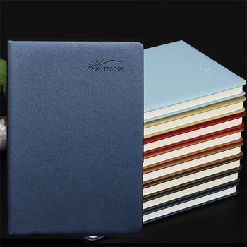 A5 Notebook 100 Strán Koženka Business Paper Notebook Stredne Pevná Väzba Vestník Ruke Knihu Školy Kancelárske Potreby