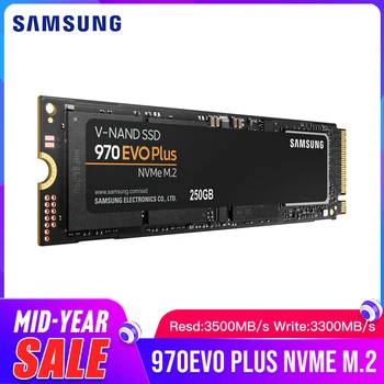 Samsung SSD 970 EVO Plus 250GB 500GB 1 TB NVMe M. 2 2280 Interné ssd Pevný Disk 970 Evo Plus SSD PCIe 3.0 x4, NVMe 1.3