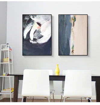Domáce Dekorácie Moderné Abstraktné Umenie, olejomaľba Plagáty a Tlačí na Steny Umelecké Plátno na Maľovanie Obrázkov na Obývacia Izba Č Rám
