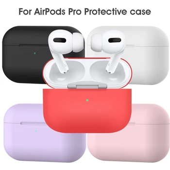 Slúchadlá Prípade Chránič Pre Apple AirPods Pro 2019 Silikónové Scratchproof Bezdrôtové Bluetooth, Ochranný Kryt Pre AirPods Pro