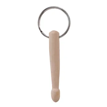 Drevo Dolné Časti Stehien Bicie Kľúčenke Reťazca Keyrings Mini Bubon Palice Keychain Pre Bicie Časti