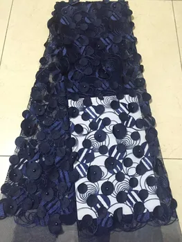 2018 Krásna Najnovšie Afriky Čipky Textílie Bielej francúzsky Čistý Čipky Textílie/Vysokej Kvality Afrike Ručné Korálky Tylu Textílie CDN75