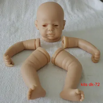 Reborn baby doll Plesne Reborn Bábiky Auta Prototyp pre DIY 22 inch silikónové reborn baby doll hračky, príslušenstvo