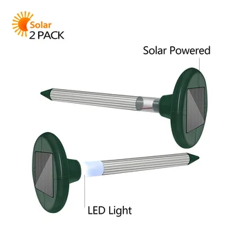LED Lampa Trubice Ultrazvukové Had Repeller 400-1000（HZ) Vonkajšie Slnečnej Energie Záhrada Hmyzu Solárnej Energie Repeller Elektronické