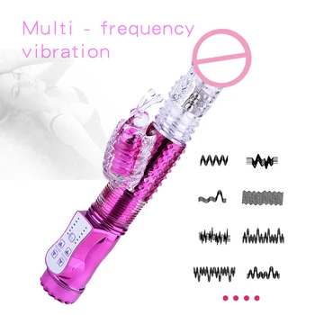ManNuo Zdvíhateľnej Vibrátor sexuálnu Hračku pre Ženy Masér Vibračné Dildo Ženskej Pošvy G-Spot Klitorálny Stimulácia Dospelých Product88