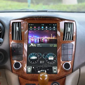 Bezdrôtové Carplay Android 9.0 Pre Lexus RX RX300 RX330 RX350 RX400H Auta GPS Navigácie Rádio Stereo magnetofón Vedúci Jednotky