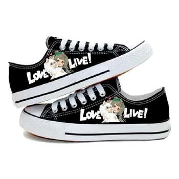 Unisex Anime Cos LoveLive! Topánky Kotori Minami Bežné Plátno Topánky tenisky Nízke Bytov Spodnej časti topánky kačica obuv Tenisky
