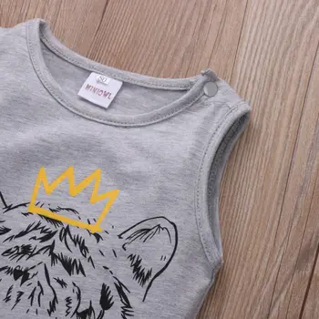Dieťa Novorodenca Dievča Chlapcov Deti Tiger Oblečenie Romper Kombinézu Jumpsuit Oblečenie