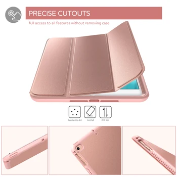 Luxusné Prípade Pevného Pre ipadmini4 5 Ultra Slim PU Kože Flip Pre Apple iPadMini 4 5 puzdro Späť Coque Fundas Bývanie
