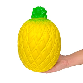 28 cm Super Jumbo Obrie Mäkké Ovocie, banány, Ananás, Pomaly Rastúce Squeeze Hračka rozmliaždeniu hračky pre deti 2020 Hot predaj