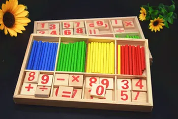 Nové Drevené Vzdelávacie Číslo Matematický Výpočet Hry Hračka Matematiky, Puzzle, Hračky Dieťa Raného Vzdelávania Počítanie Materiál Deti Deti