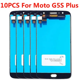 10PCS/Veľa LCD Displej Pre Motorola Moto G5S Plus LCD Displej Dotykový Displej Digitalizátorom. Montáž XT1802 XT1803 XT1805 XT1086