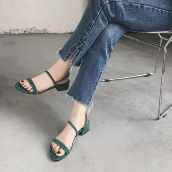 Sandále, Topánky Ženy Lete Žien Ploché Dno Rímske Sandále Wild Popruhy Otvorené Prst Pláže Topánky Sandalias Mujer 2020