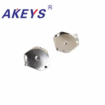 50PCS TP-004 Trojuholník shrapnel priemer 10 mm 0.8/1.5/3.0 pin kovové dome reset prepínača nehrdzavejúcej ocele kovové dome pre spínače
