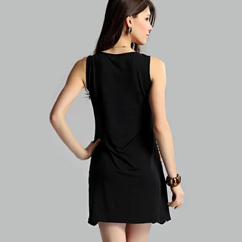 Black Páva Dizajn Šaty, Sexy Leopard Šaty Elegantné Party Sieťované Mini Šaty Patchwork Plus Veľkosť Oblečenie Nový Príchod