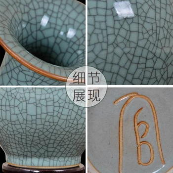 Jingdezhen Starožitné Úradný Pece, Modrá A Biela Porcelánová Váza, Kvetinové vázy Čínska Klasická Obývacia Izba Keramická váza