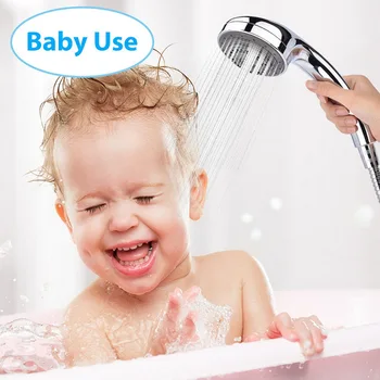 Sprcha Hlavy 7 Režime Nastaviteľné 2.5 GPM Vysoký Tlak Zrážok Sprcha Hlavu Úsporu Vody, Ručné Sprchy Hlavu Kúpeľňových Doplnkov