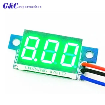 LED Displej Mini 0.36 palcový DC 0-30V Digitálny Voltmeter 100V Volt Panel Ukazovateľ Monitorovanie Napätia Meter diy elektroniky