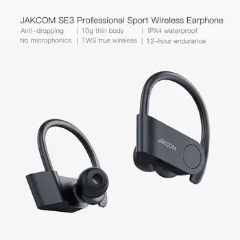 JAKCOM SE3 Športové Bezdrôtové Slúchadlá Super cenu ako pc gamer ucho puzdro puky live pro príslušenstvo boite