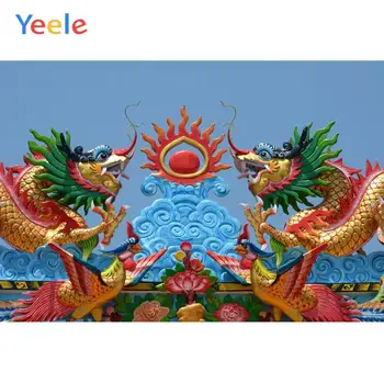 Yeele Nový Rok Čínskeho DragonPhotocall Socha, Fotografia Pozadia Osobné Fotografické Pozadie Pre Photo Studio